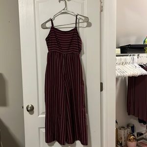Maroon colored jumpsuit from Altar’D State